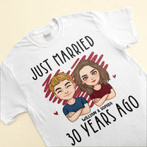 Just Married - Personalized Shirt