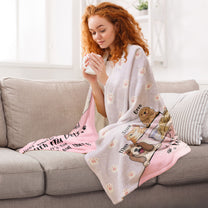 Just Want To Stay In Bed With My Pets - Personalized Blanket