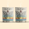 Keep The Light On Though God Has Already Called Me Home - Personalized Photo Scented Candle With Wooden Lid