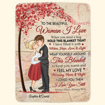 Keep You Warm And Feel My Love - Personalized Blanket