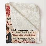 Keep You Warm And Feel My Love - Personalized Blanket