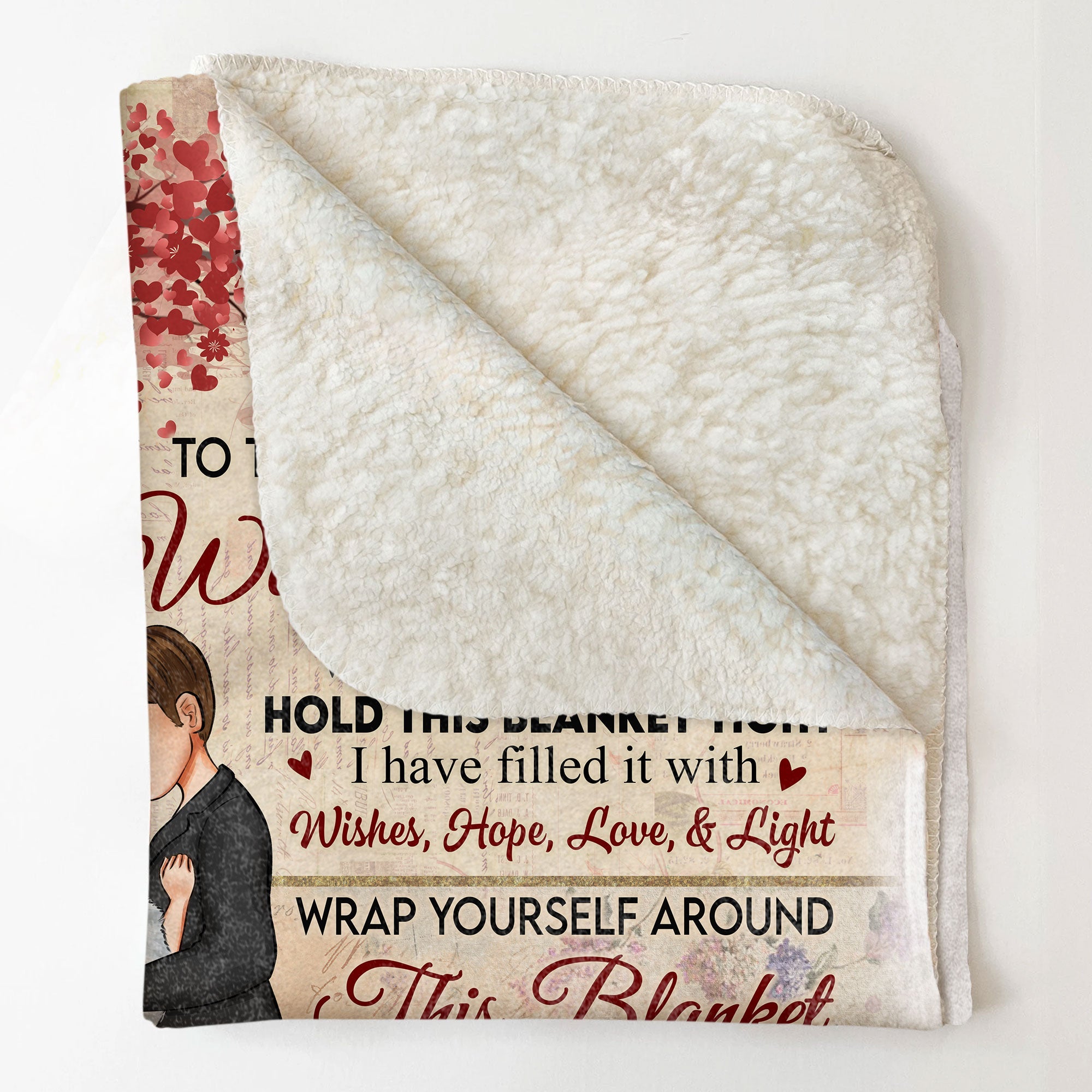 Keep You Warm And Feel My Love - Personalized Blanket