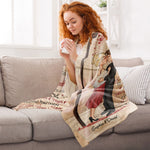 Keep You Warm And Feel My Love - Personalized Blanket