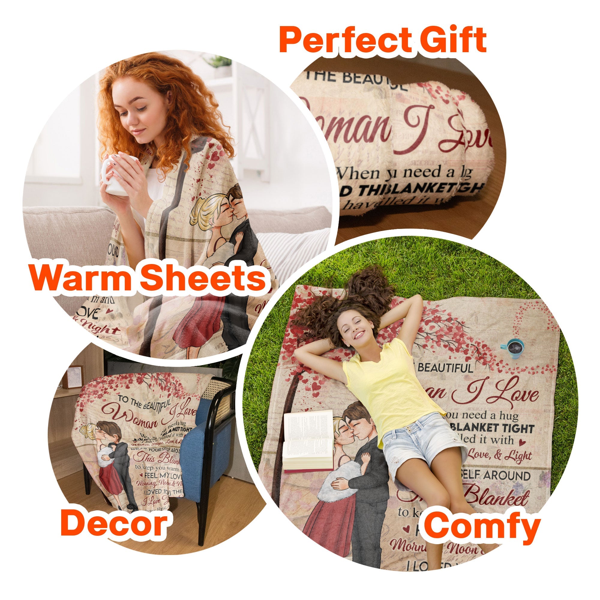 Keep You Warm And Feel My Love - Personalized Blanket