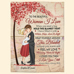 Keep You Warm And Feel My Love - Personalized Blanket