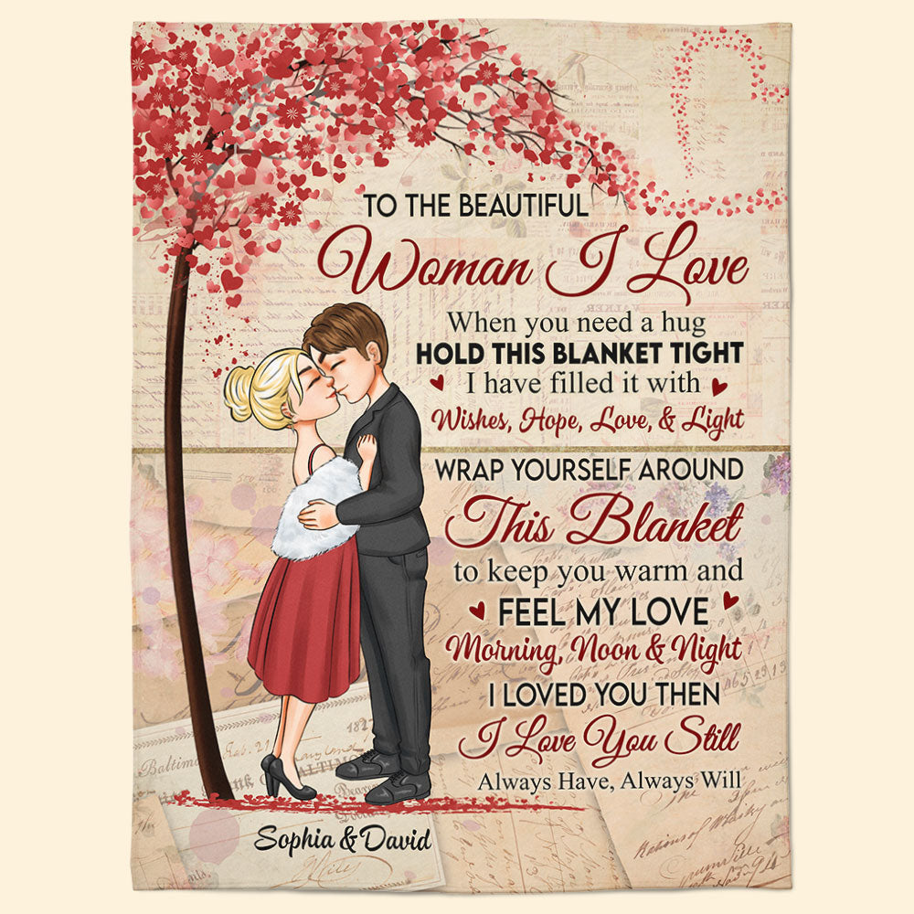 Keep You Warm And Feel My Love - Personalized Blanket