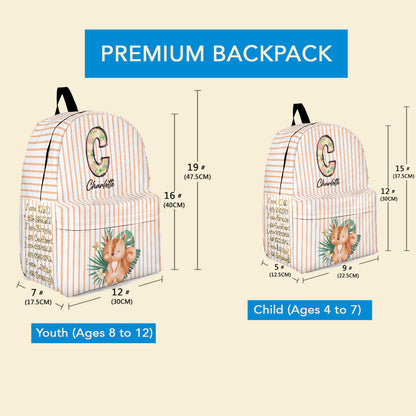Kid Affirmation - Personalized Backpack