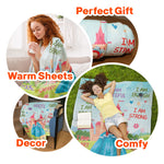 Kid Affirmations I Am Kind Fairytale - Personalized Photo Blanket