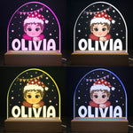 Kid Custom Name Rainbow Nightlight - Personalized LED Light