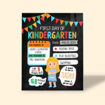 Kid's First Day Of School - Personalized Acrylic First Day Of School Sign