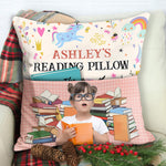 Kid's Reading Pillow - Personalized Pocket Photo Pillow (Insert Included)