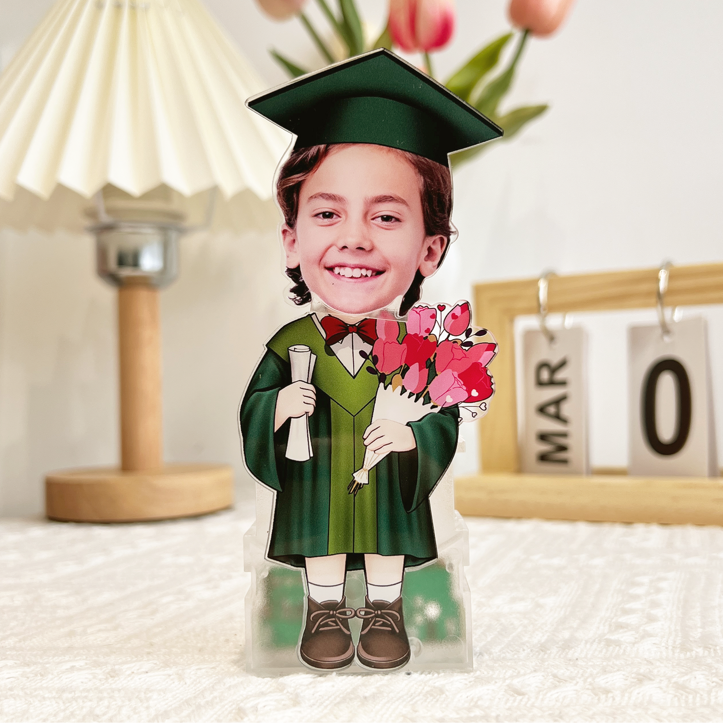 Kids Graduation Funny Gift - Personalized Photo Shaking Head Acrylic Standee