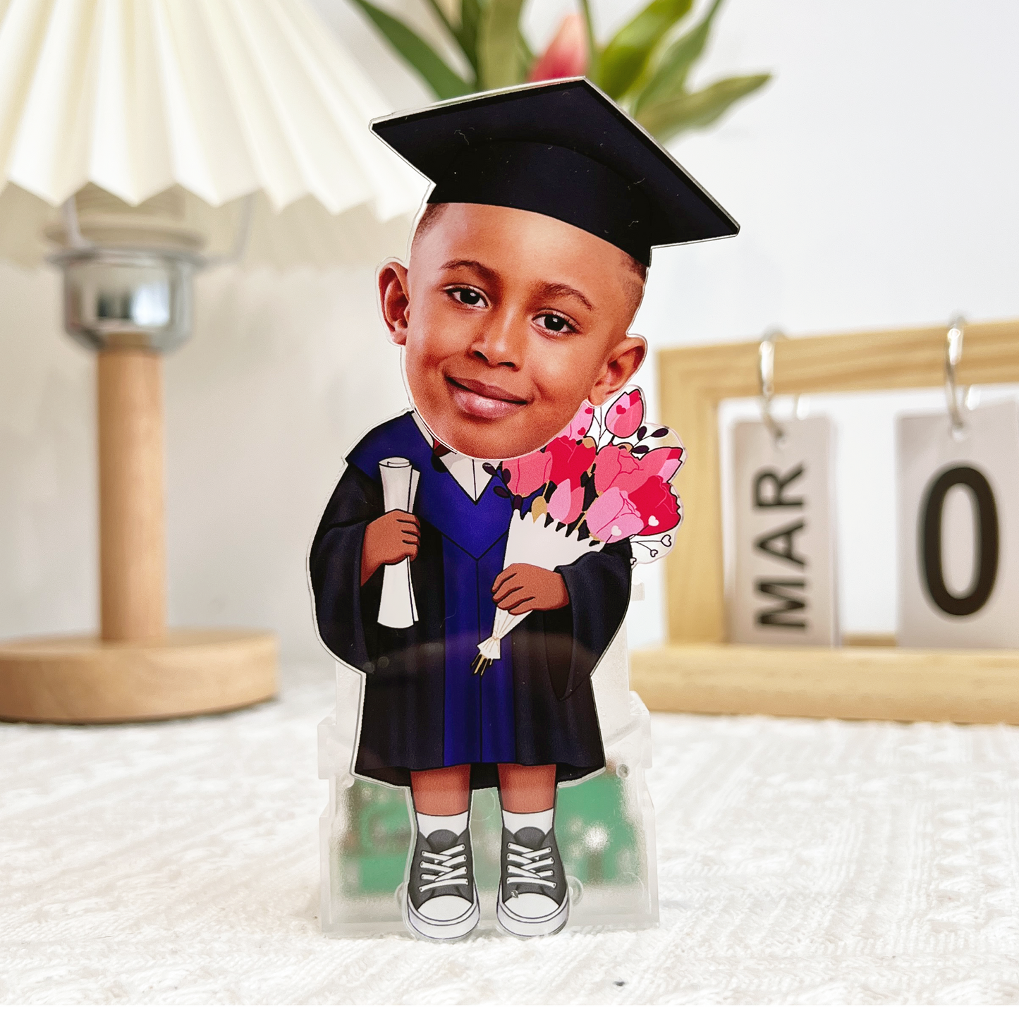 Kids Graduation Funny Gift - Personalized Photo Shaking Head Acrylic Standee