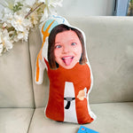 Kids In Fantasy World For Sons, Daughters, Grandkids - Personalized Photo Custom Shaped Pillow