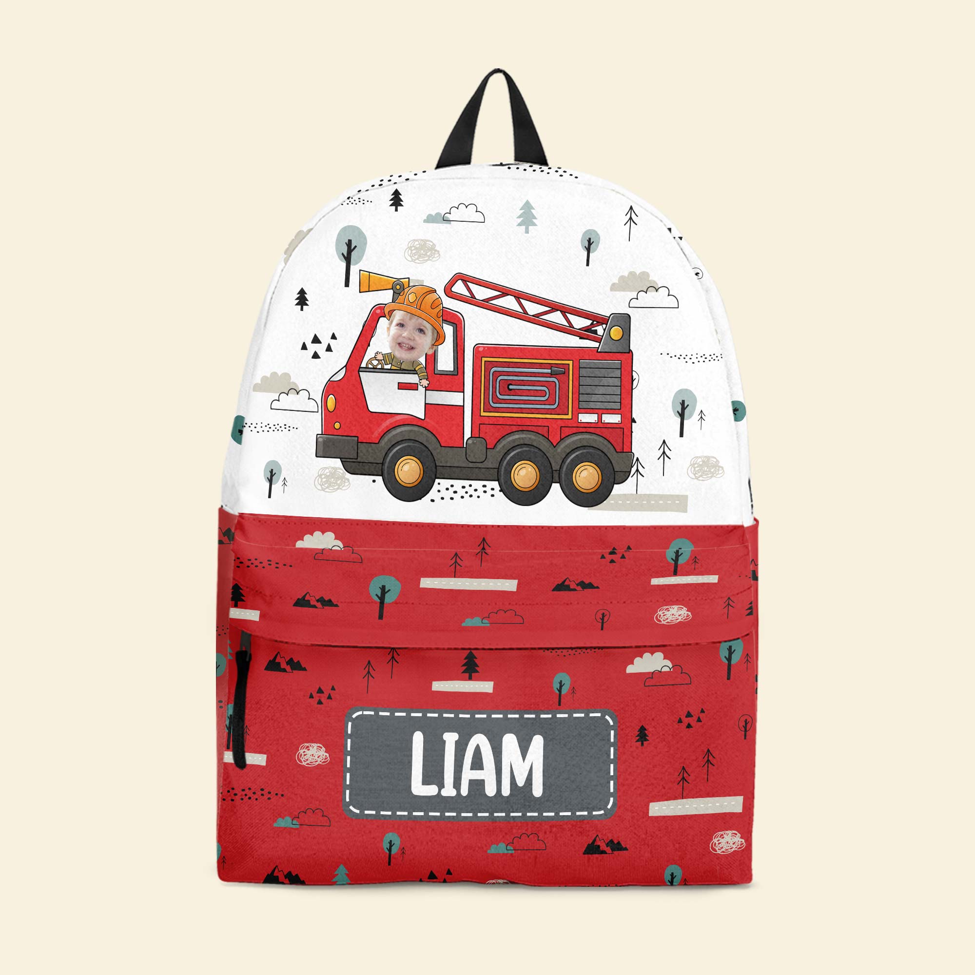 Kids Riding Vehicle - Personalized Photo Backpack