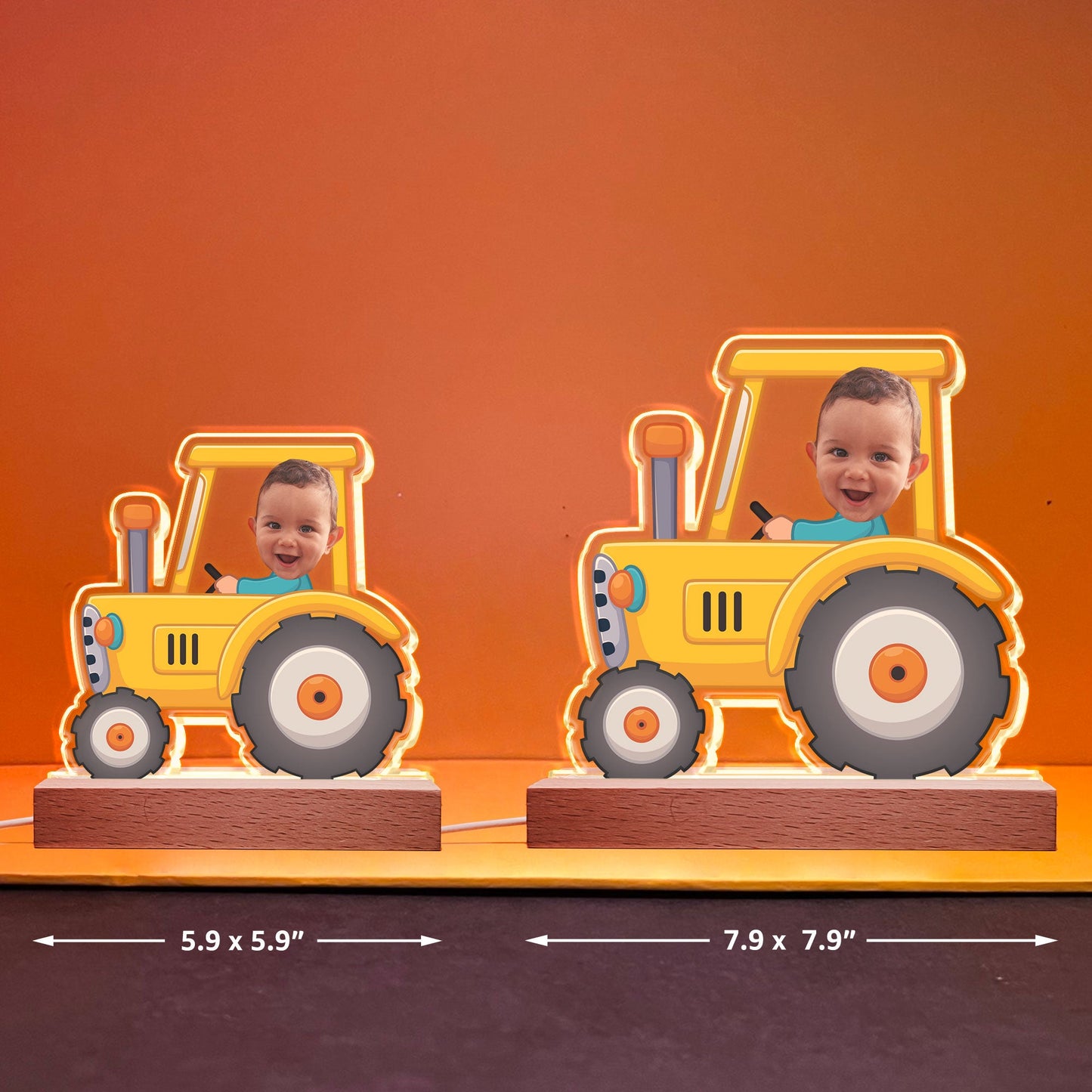 Kids Riding Vehicle - Personalized Photo LED Light