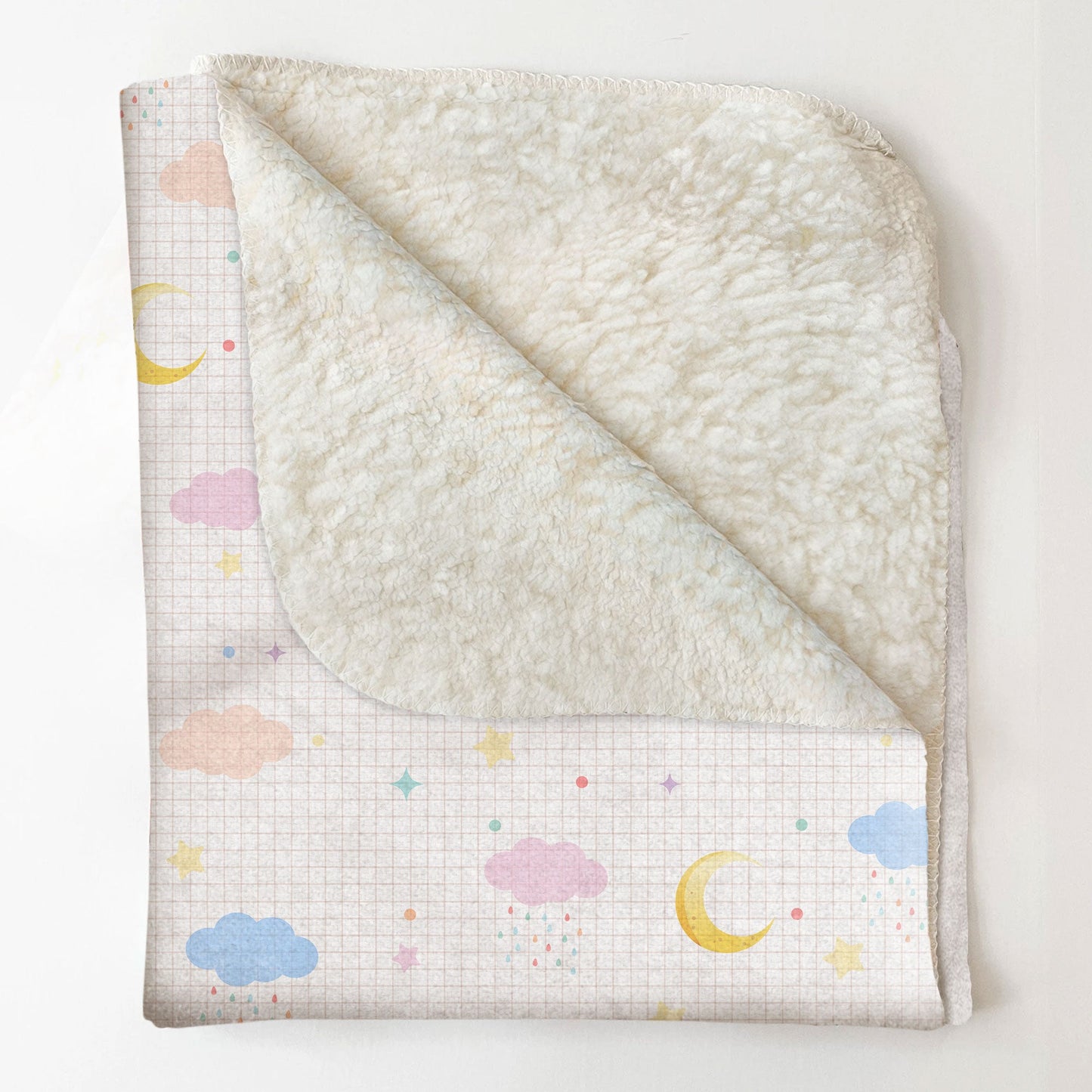 Kiss Me Goodnight - Personalized Baby Blanket