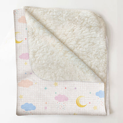 Kiss Me Goodnight - Personalized Baby Blanket
