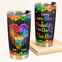 LGBT Love Is Love - Personalized Tumbler Cup