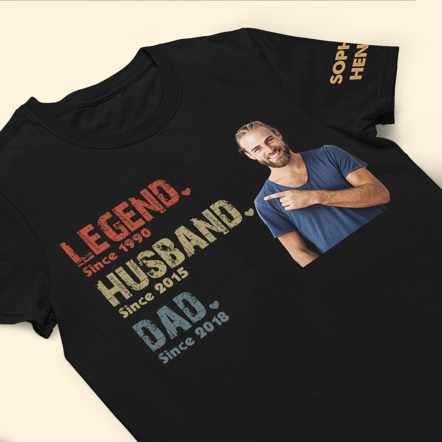 Legend Husband Dad Papa - Personalized Shirt