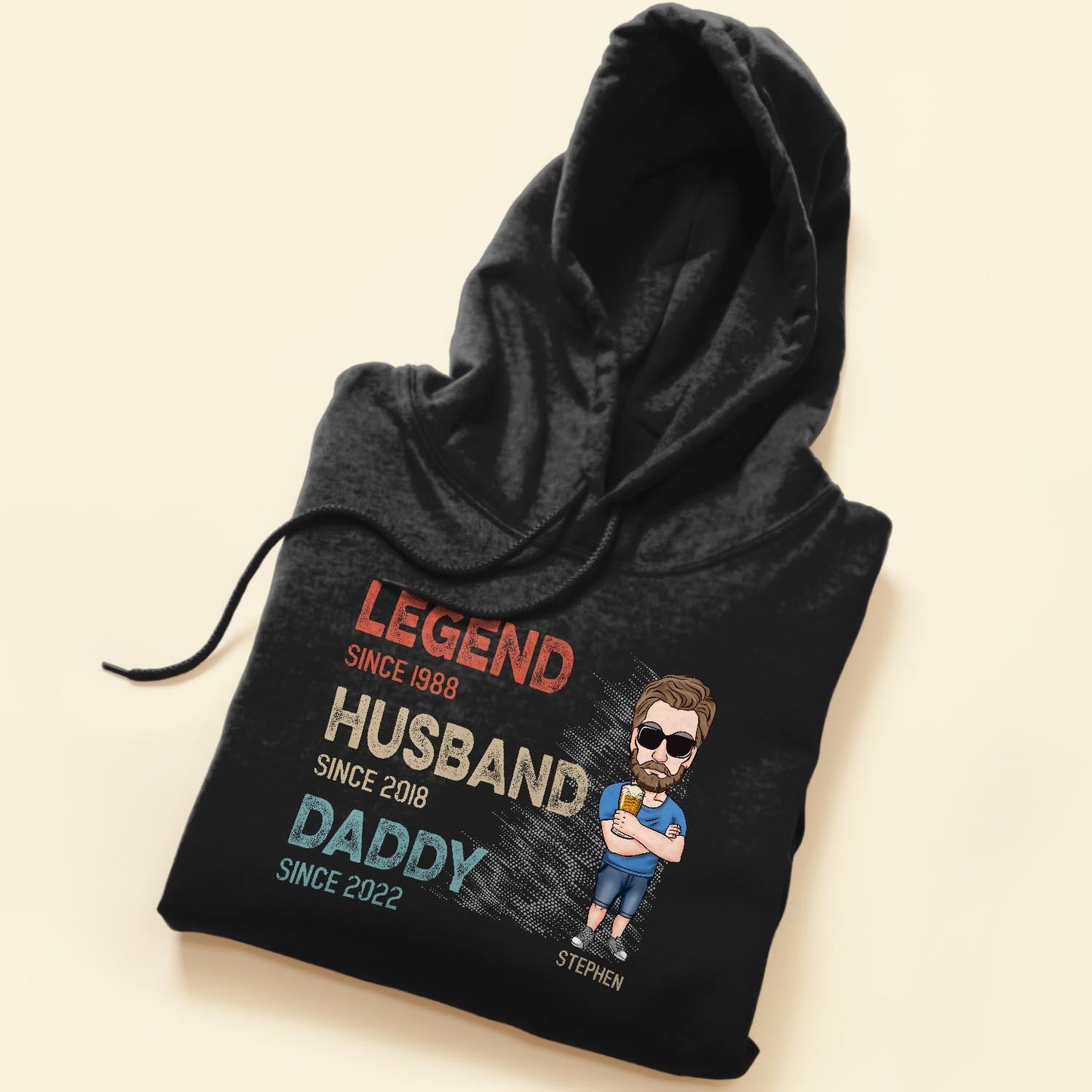 Legend Husband Daddy - Personalized Shirt - Father's Day, Birthday, Funny Gift For Dad, Father, Husband, Grandpa  - Gift From Wife, Son, Daughter, Grandson, Granddaughter