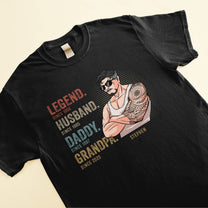 Legend Husband Daddy Since - Personalized Shirt
