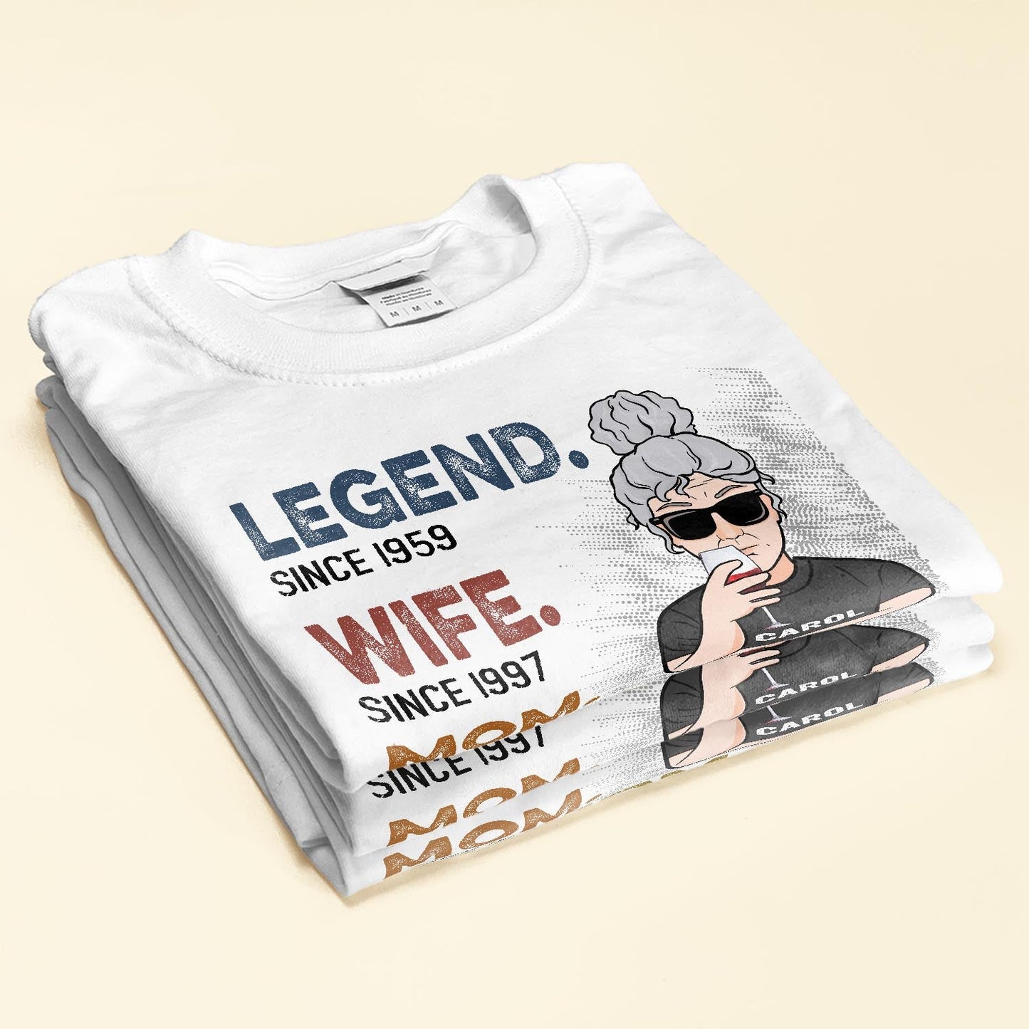 Legend Wife Mom Grandma - Personalized Shirt - Birthday, Mother's Day Gift For Grandma, Nana