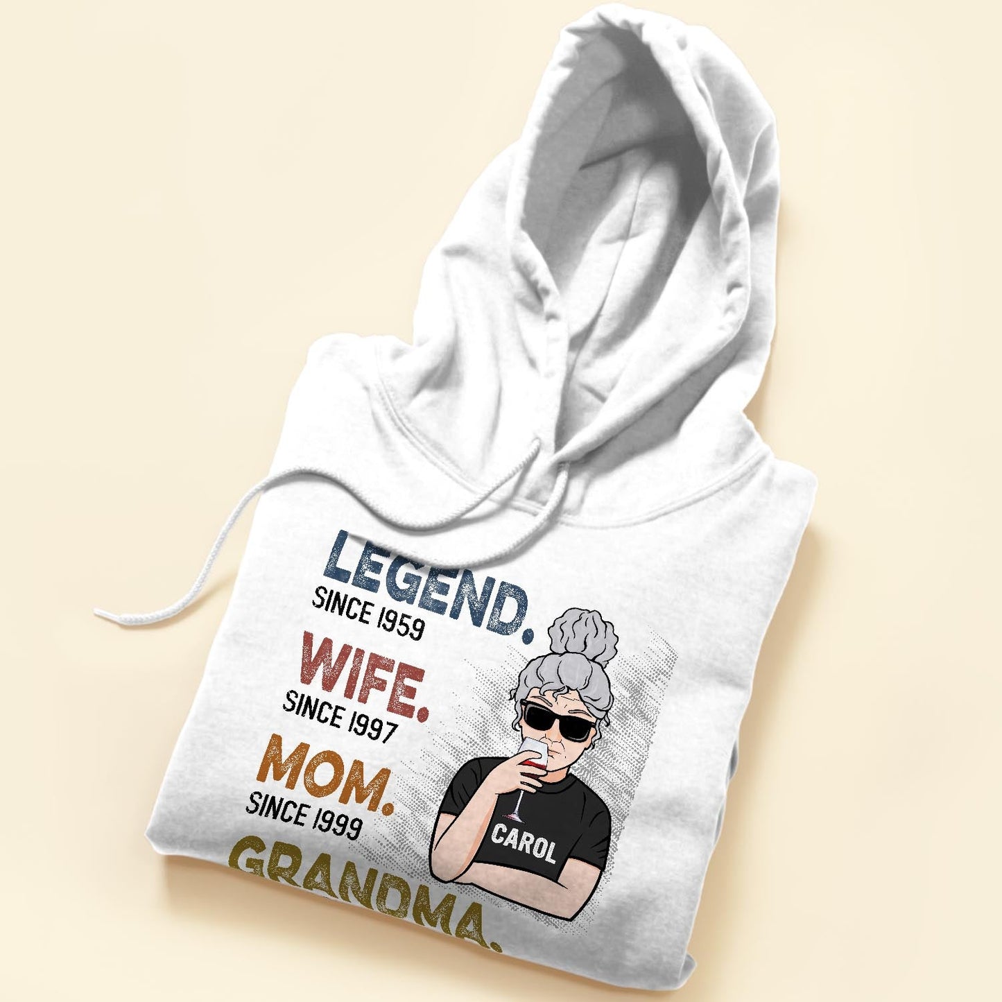 Legend Wife Mom Grandma - Personalized Shirt - Birthday, Mother's Day Gift For Grandma, Nana