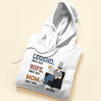 Legend Wife Mom Nana - Personalized Shirt - Birthday, Mother's Day Gift For Grandma, Nana, Mom, Gigi, Auntie