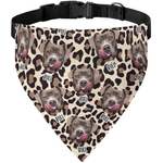 Leopard Dog Custom Face - Personalized Photo Dog Bandana Collar