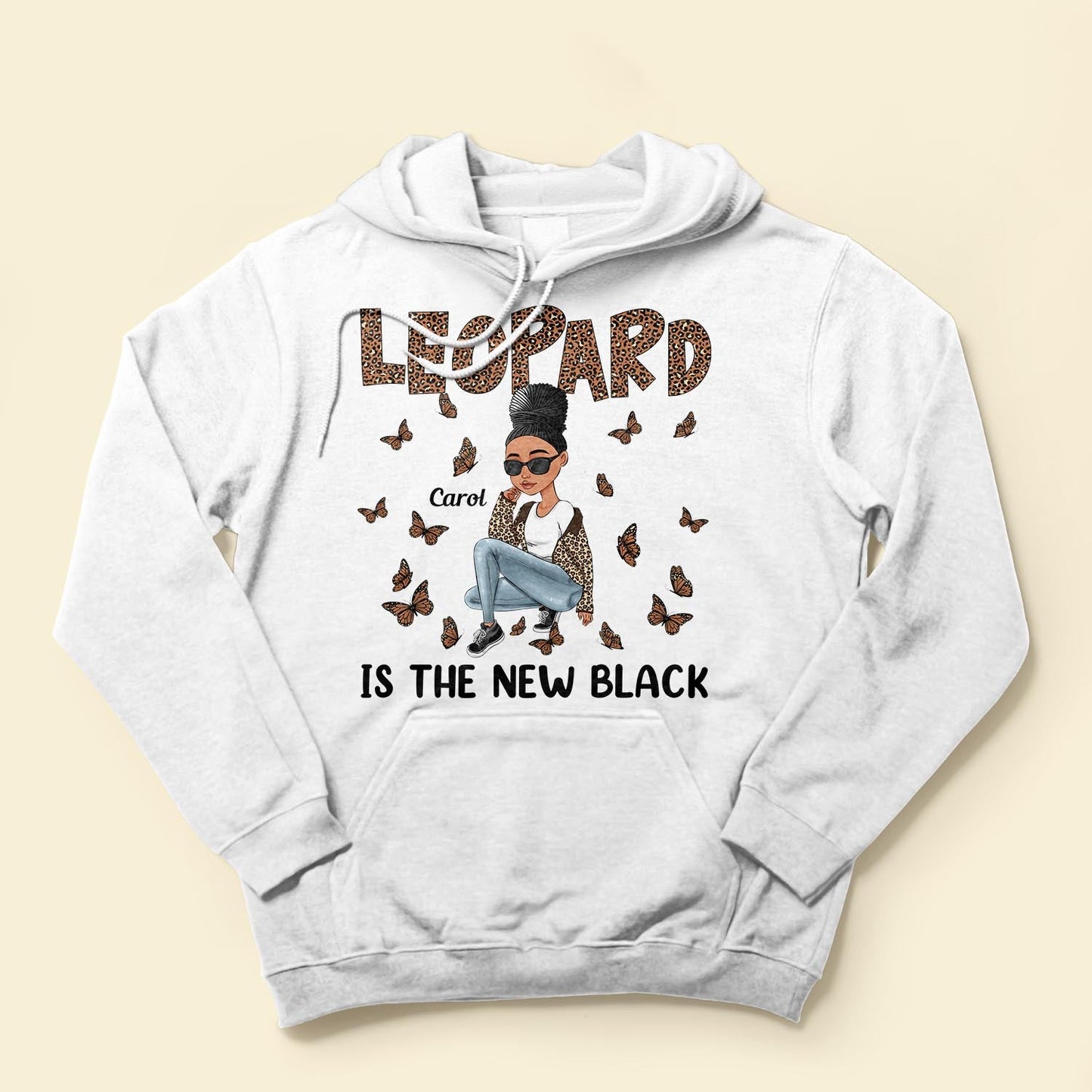 Leopard Is The New Black  - Personalized Shirt - Birthday Gift For Sista, Black Woman  - Sassy Girls