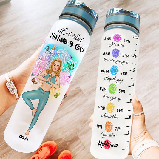 Let That Sh*t Go - Personalized Tracker Bottle