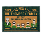 Let The Shenanigans Begin - Personalized Doormat