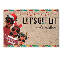 Let's Get Lit - Personalized Doormat