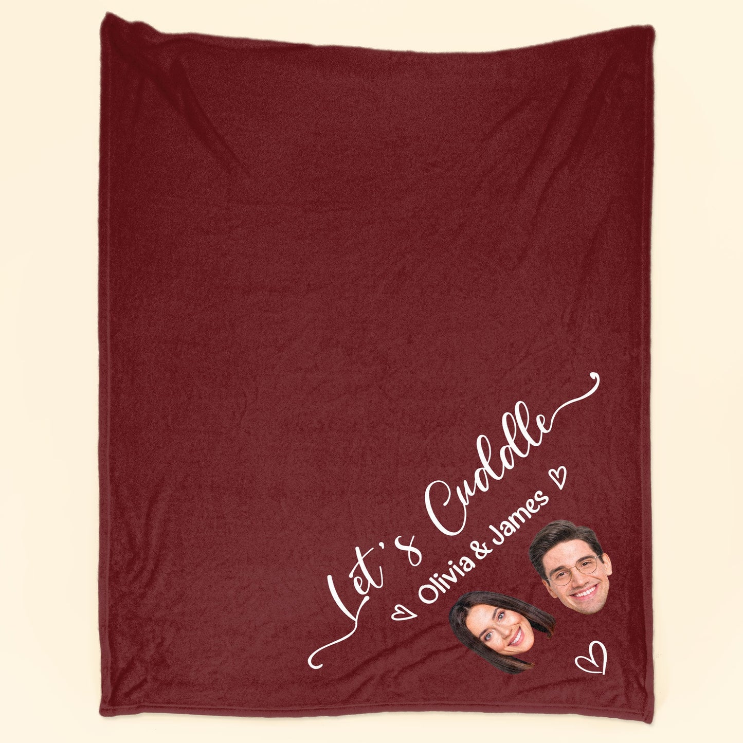 Let's Cuddle - Personalized Photo Blanket