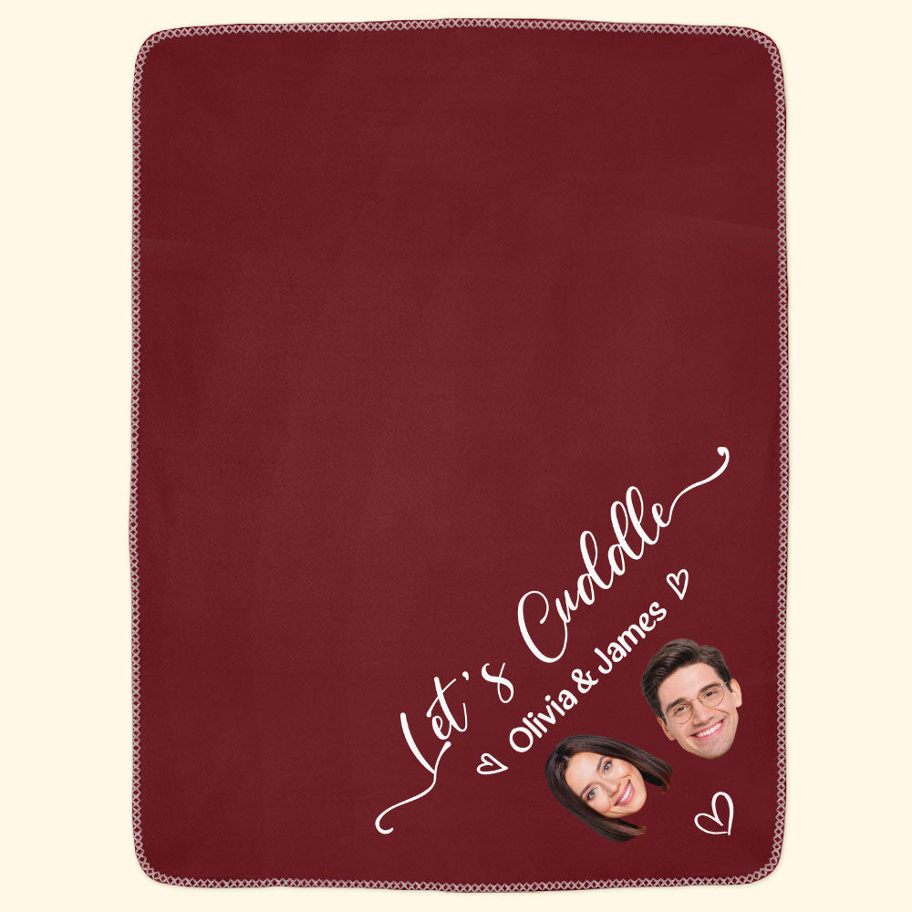 Let's Cuddle - Personalized Photo Blanket