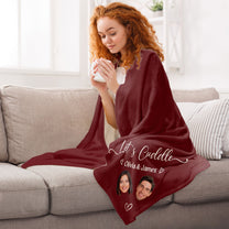 Let's Cuddle - Personalized Photo Blanket