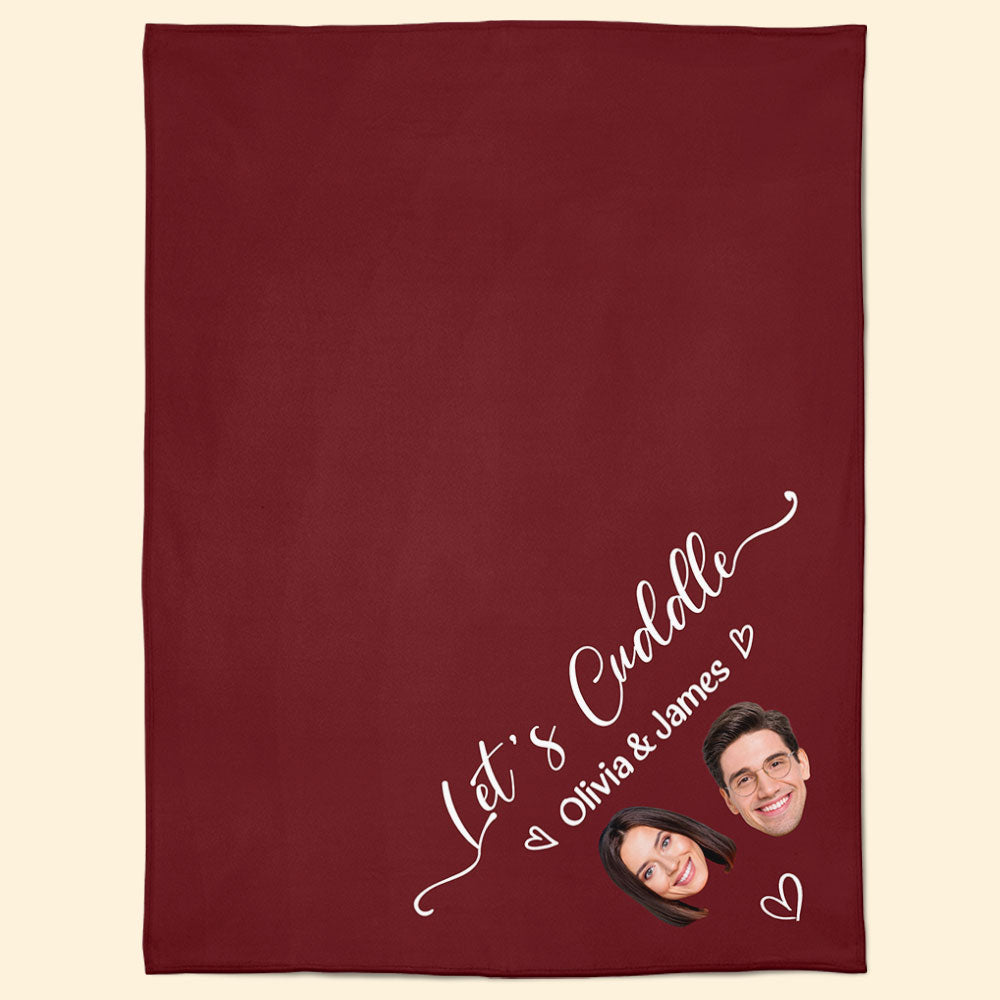 Let's Cuddle - Personalized Photo Blanket