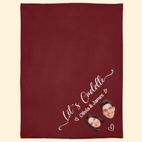 Let's Cuddle - Personalized Photo Blanket