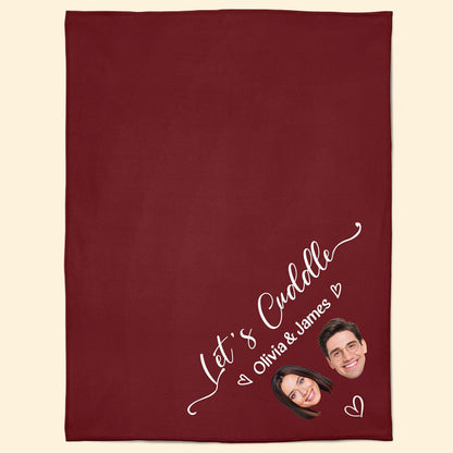 Let's Cuddle - Personalized Photo Blanket