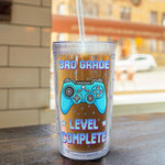 Level Complete - Personalized Acrylic Tumbler With Straw