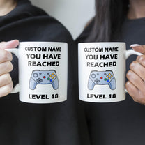 Level  Mug - Personalized Mug - Birthday Gift For Friends And Family