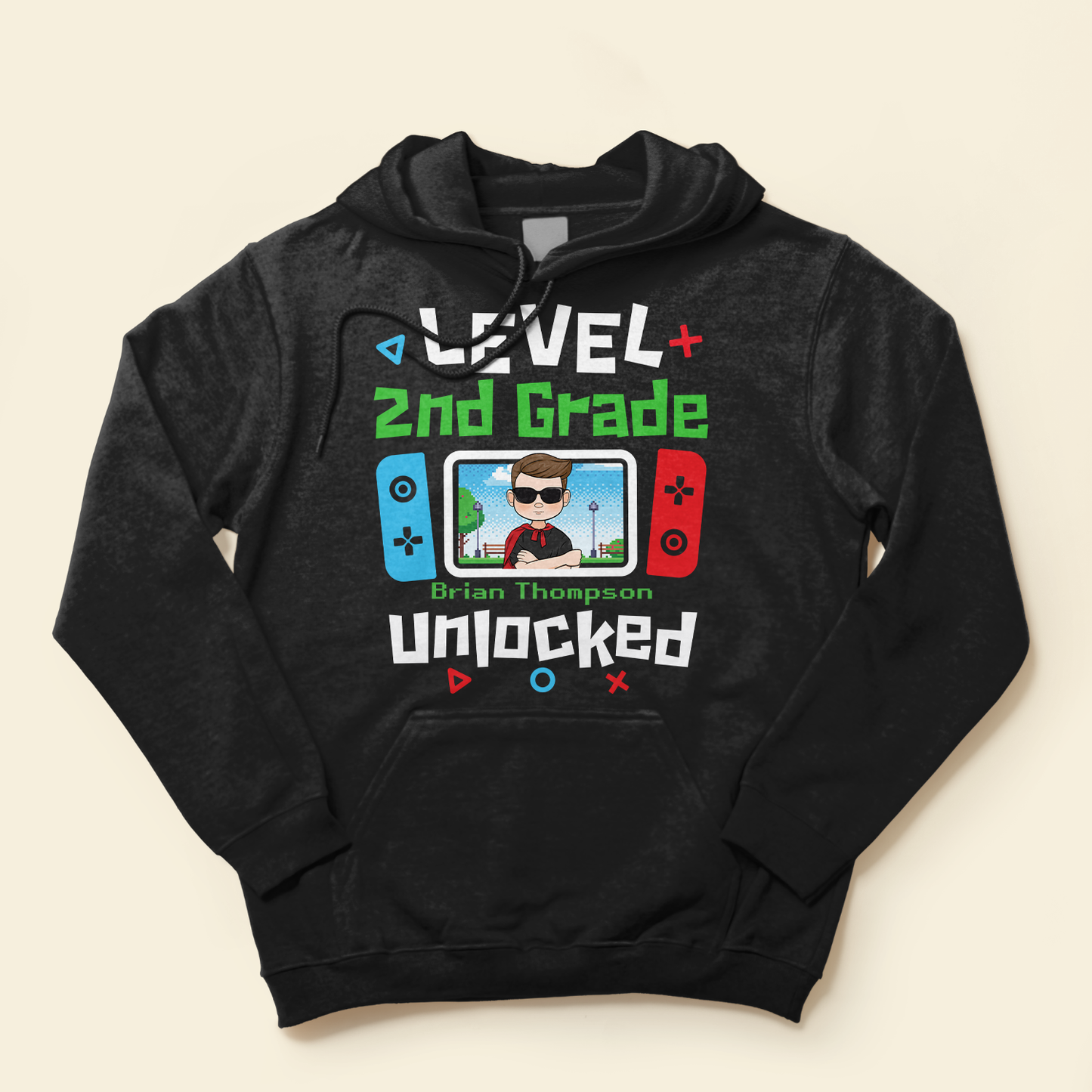 Level School Unlocked - Personalized Shirt - Back To School Gift For Kids, Student, Son, Daughter, Back2School, Game Lovers