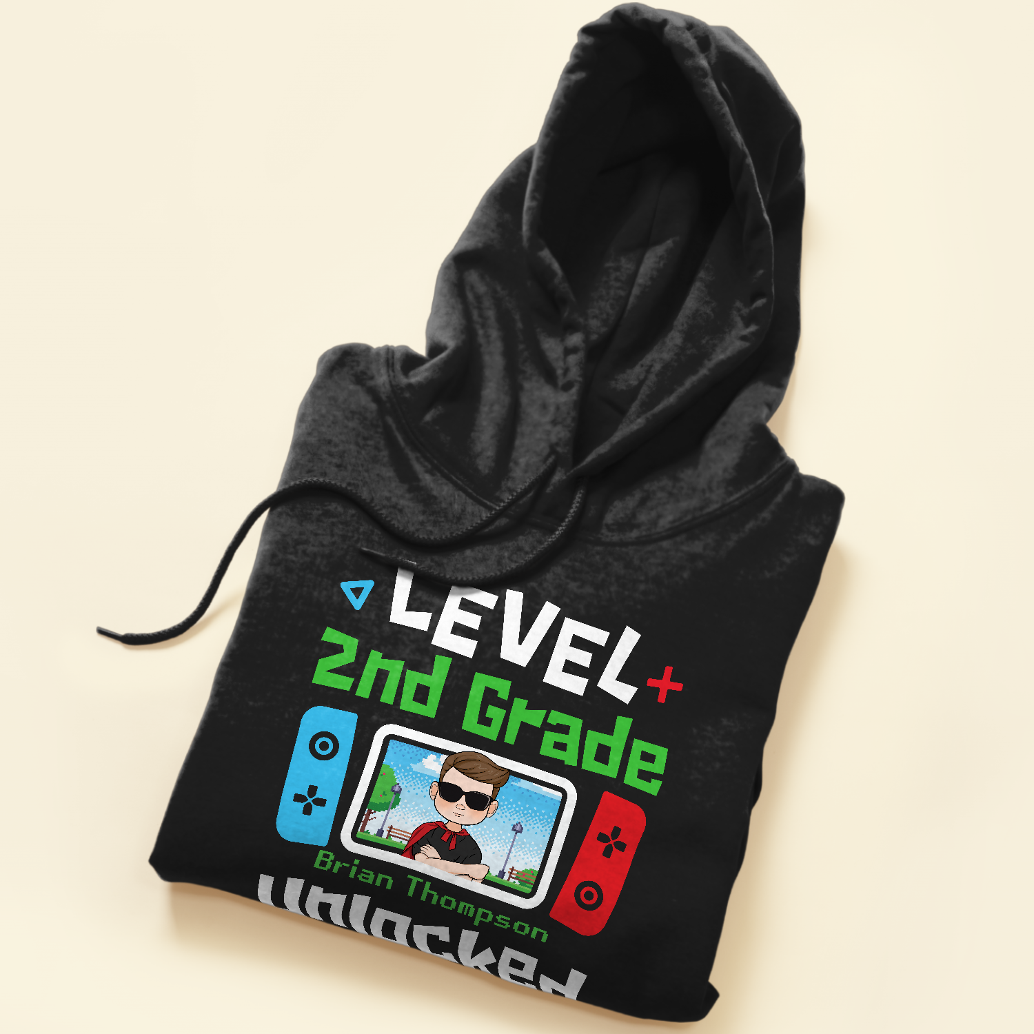 Level School Unlocked - Personalized Shirt - Back To School Gift For Kids, Student, Son, Daughter, Back2School, Game Lovers