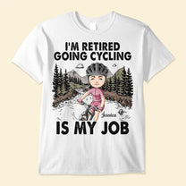 Life Behind Bars - Personalized Shirt - Birthday, Motivation Gift For Her, Girl, Woman, Cyclist, Biker