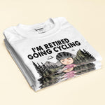 Life Behind Bars - Personalized Shirt - Birthday, Motivation Gift For Her, Girl, Woman, Cyclist, Biker