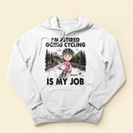 Life Behind Bars - Personalized Shirt - Birthday, Motivation Gift For Her, Girl, Woman, Cyclist, Biker