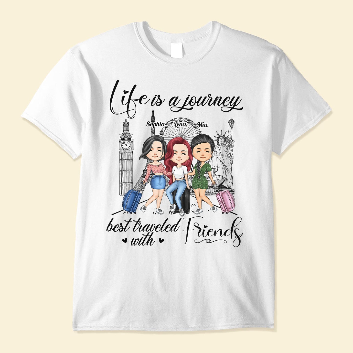 Life Is Better With Friends T-shirt, Official Friends Merchandise