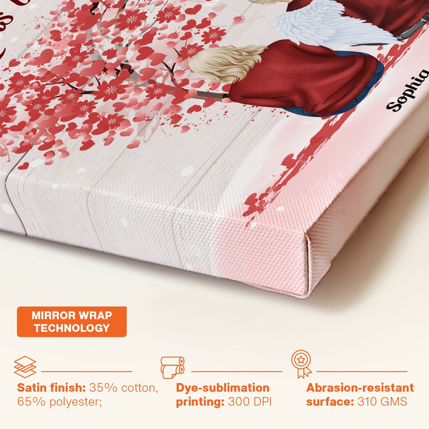 Life Is Better With Brothers & Sisters - Sitting Family - Red Tree 2 - Personalized Poster/Wrapped Canvas