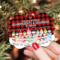 Life Is Better With Grandkids - Personalized Aluminum Ornament